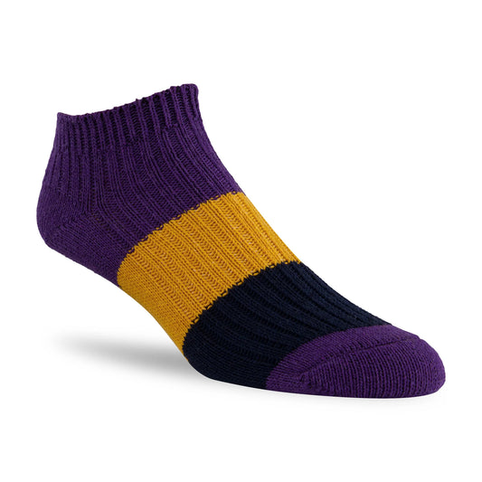 The GreatCanadian Sox Co. - J.B. Fields 98% Recycled Cotton Tri-Colour Low-cut Ankle Socks
