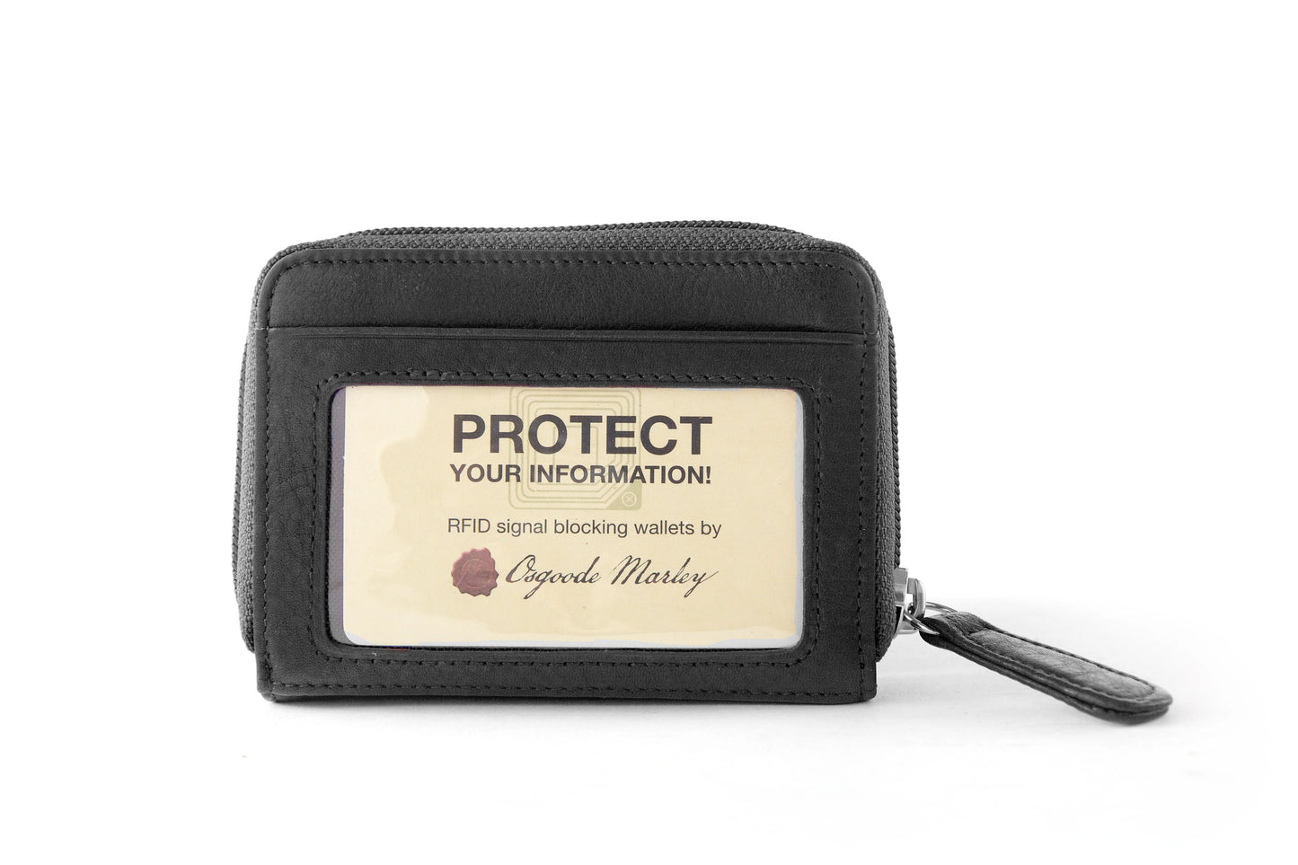Osgoode Marley Leather RFID Accordion Card File