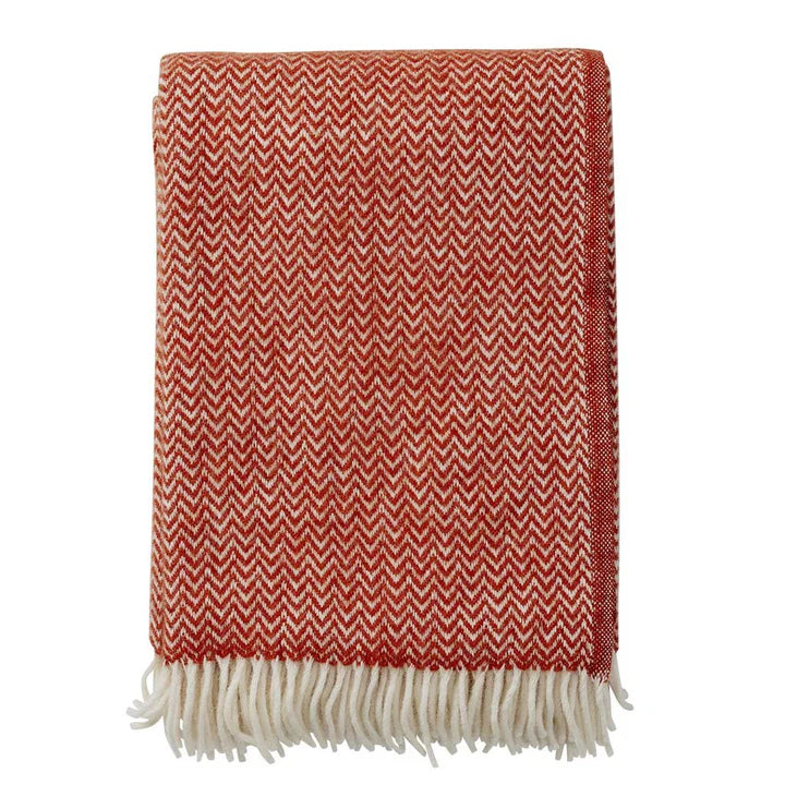 Klippan Chevron Throw (100% Eco Lamb's Wool - 130x200cm)