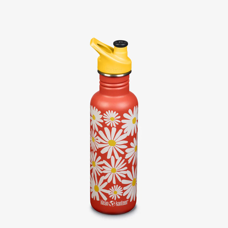 Klean Kanteen 27oz Stainless Steel Bottle with Sports Cap 3.0