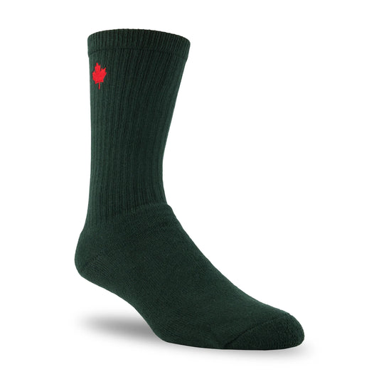 The GreatCanadian Sox Co. - J.B. Field's "Canadian Maple Leaf" Organic Cotton Crew Sock