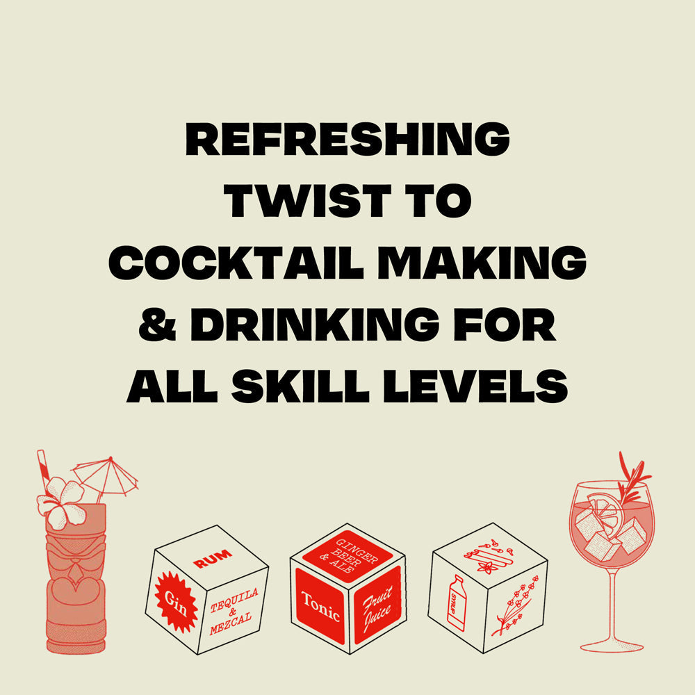 Cocktail Dice Liquors, Mixers, and More