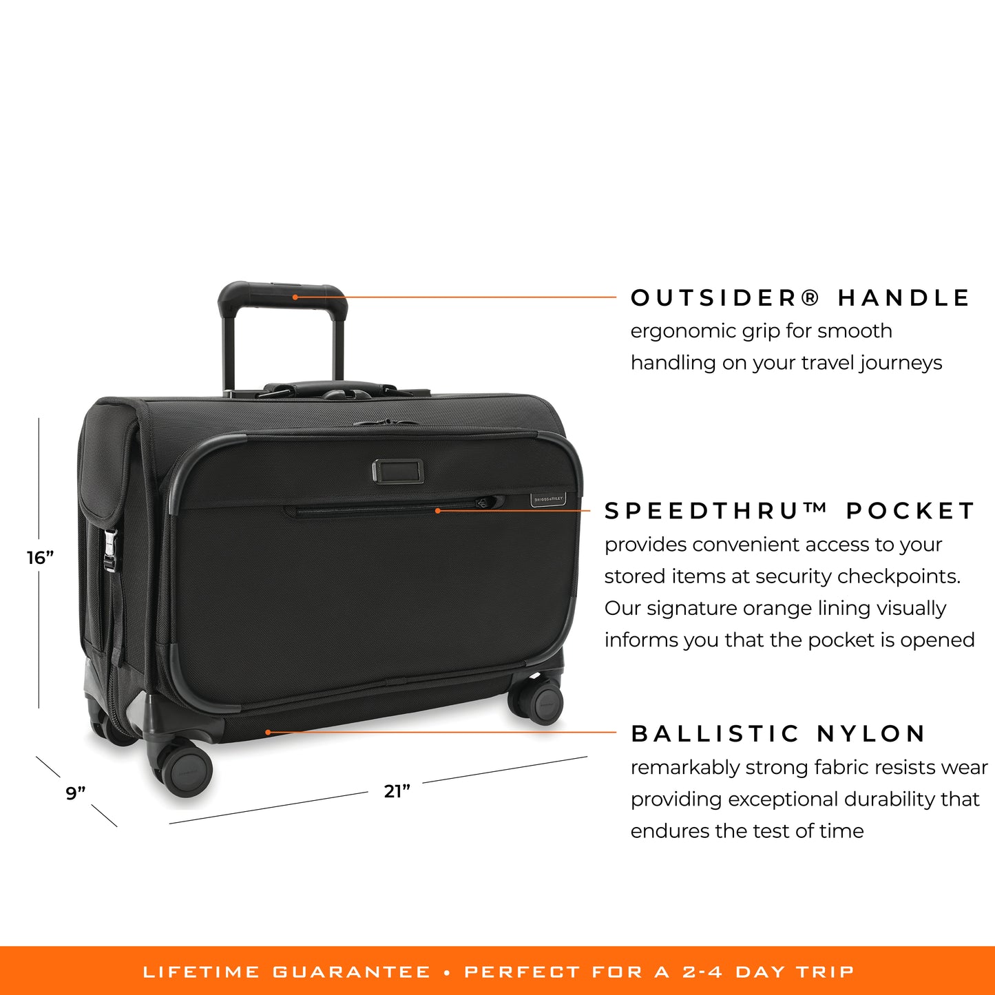 Briggs & Riley Baseline 21" Wheeled Garment Spinner