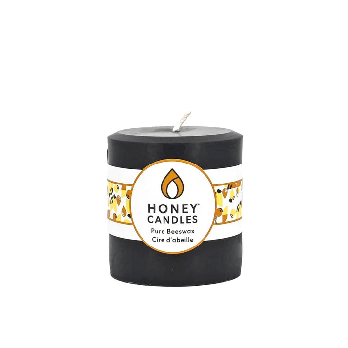 Honey Candles Beeswax Round Pillars