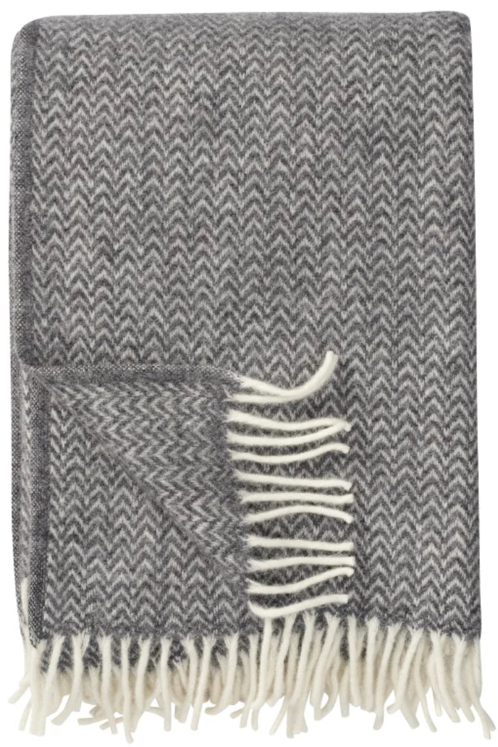 Klippan Chevron Throw (100% Eco Lamb's Wool - 130x200cm)