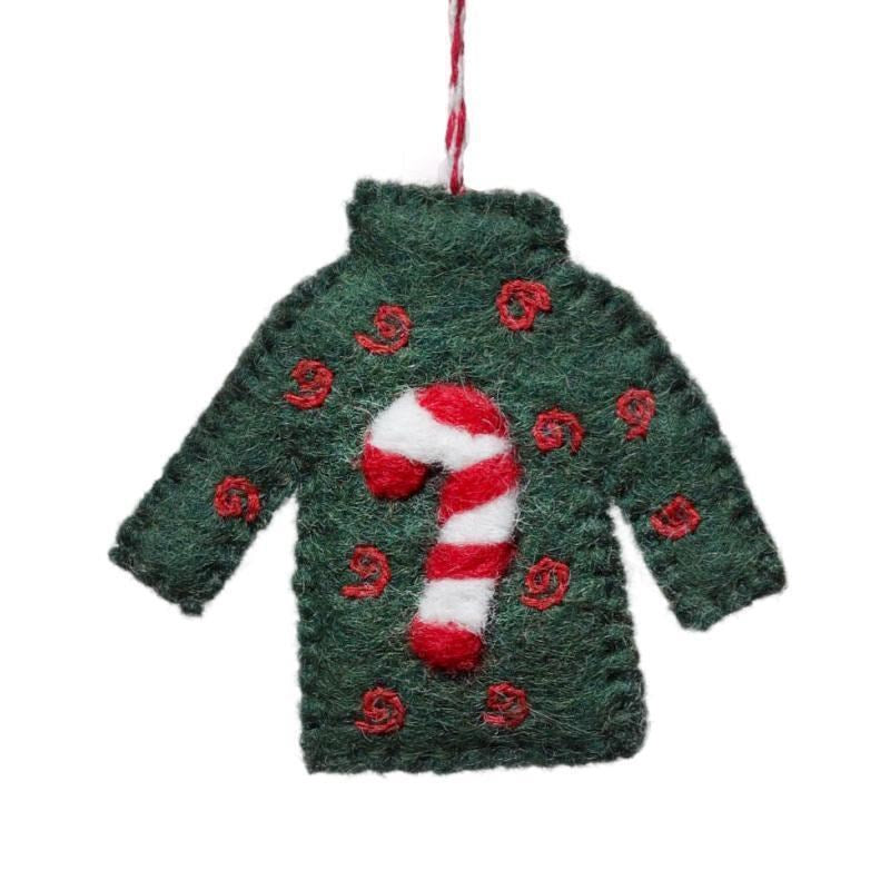 Hamro Village Felted Ornaments