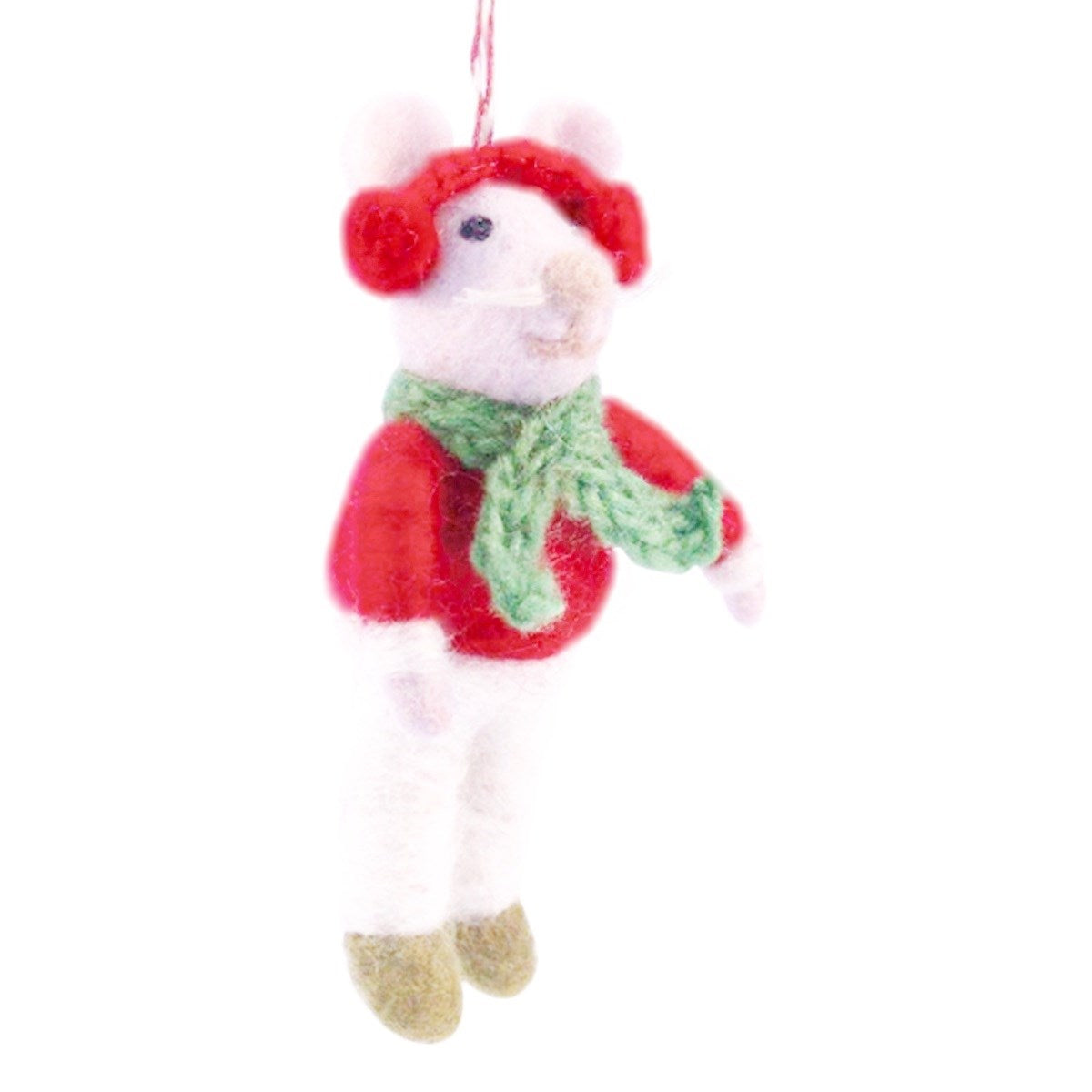 Hamro Village Felted Ornaments