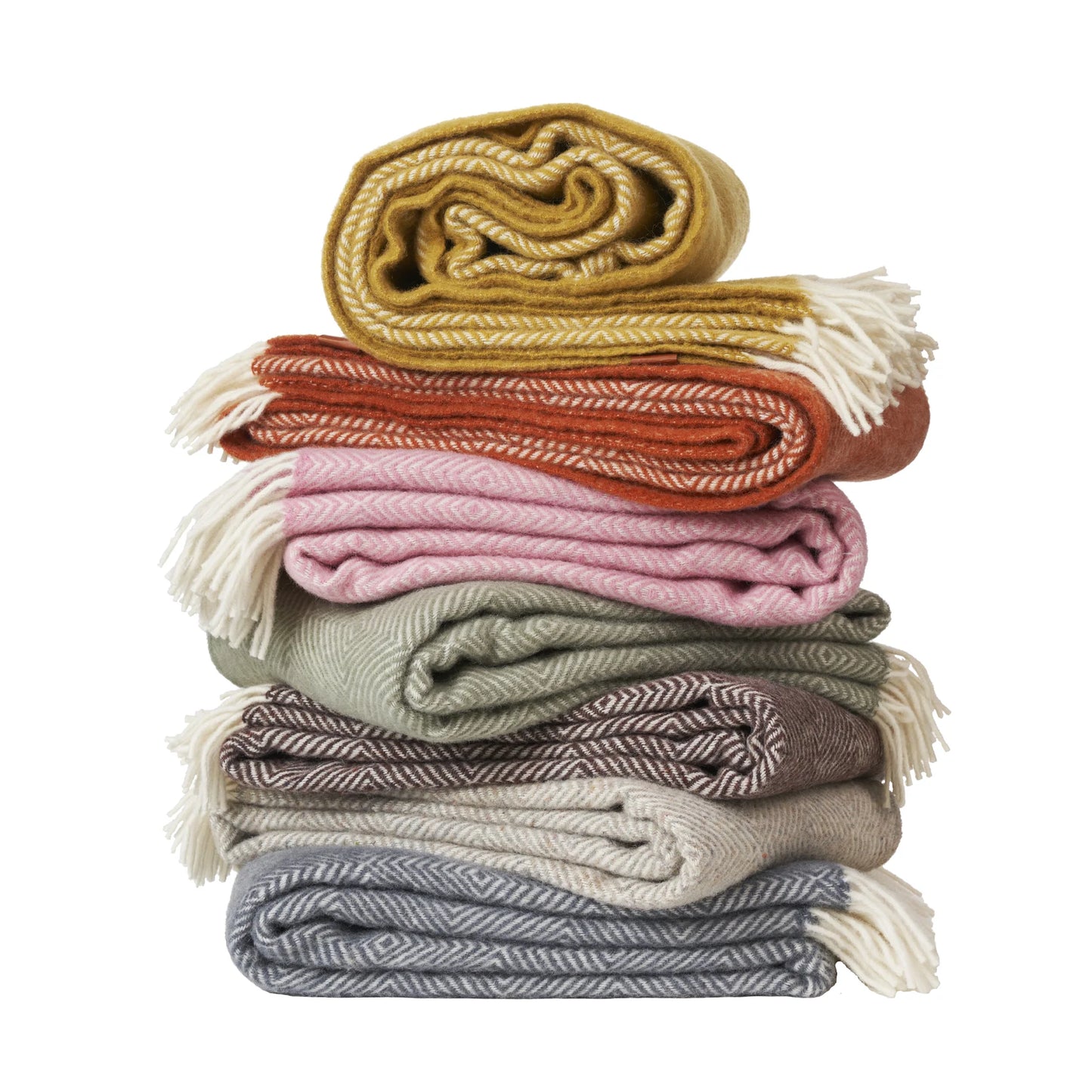 Klippan Gooseye Throw (25% recycl. wool & 75% lambswool, brushed 130cmx180cm)