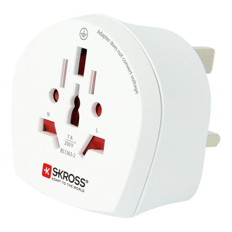 SKROSS World to UK Travel Adapter