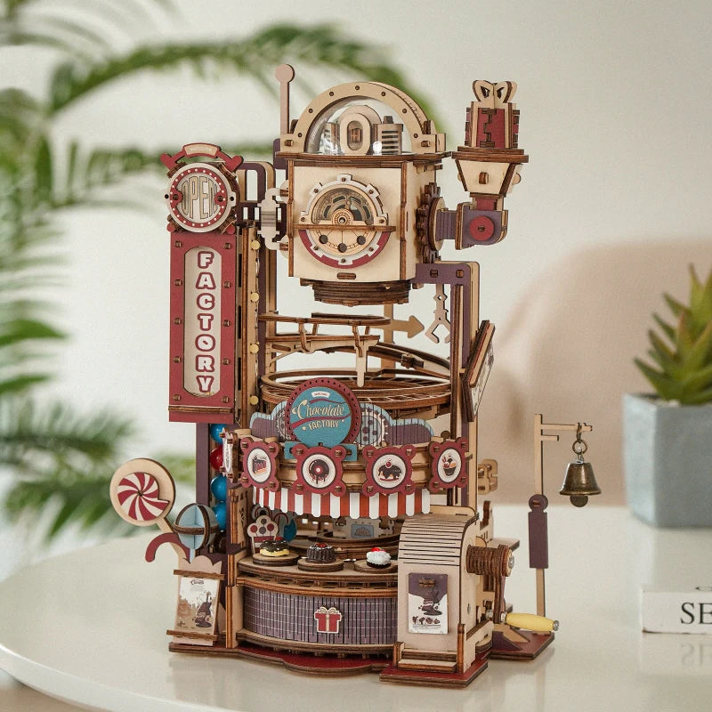 DIY Marble Chocolate Factory Mechanical Candy Maze (Ages 14+)