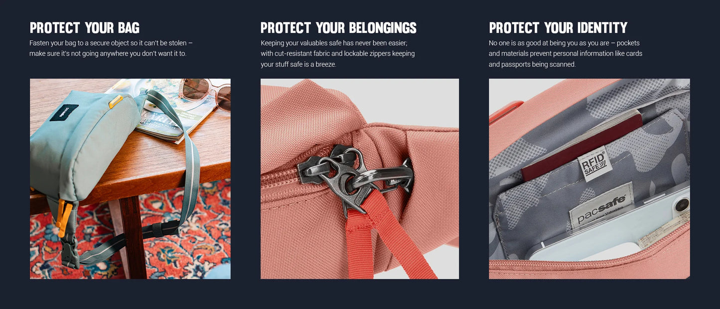 Pacsafe GO Anti-Theft Sling Pack