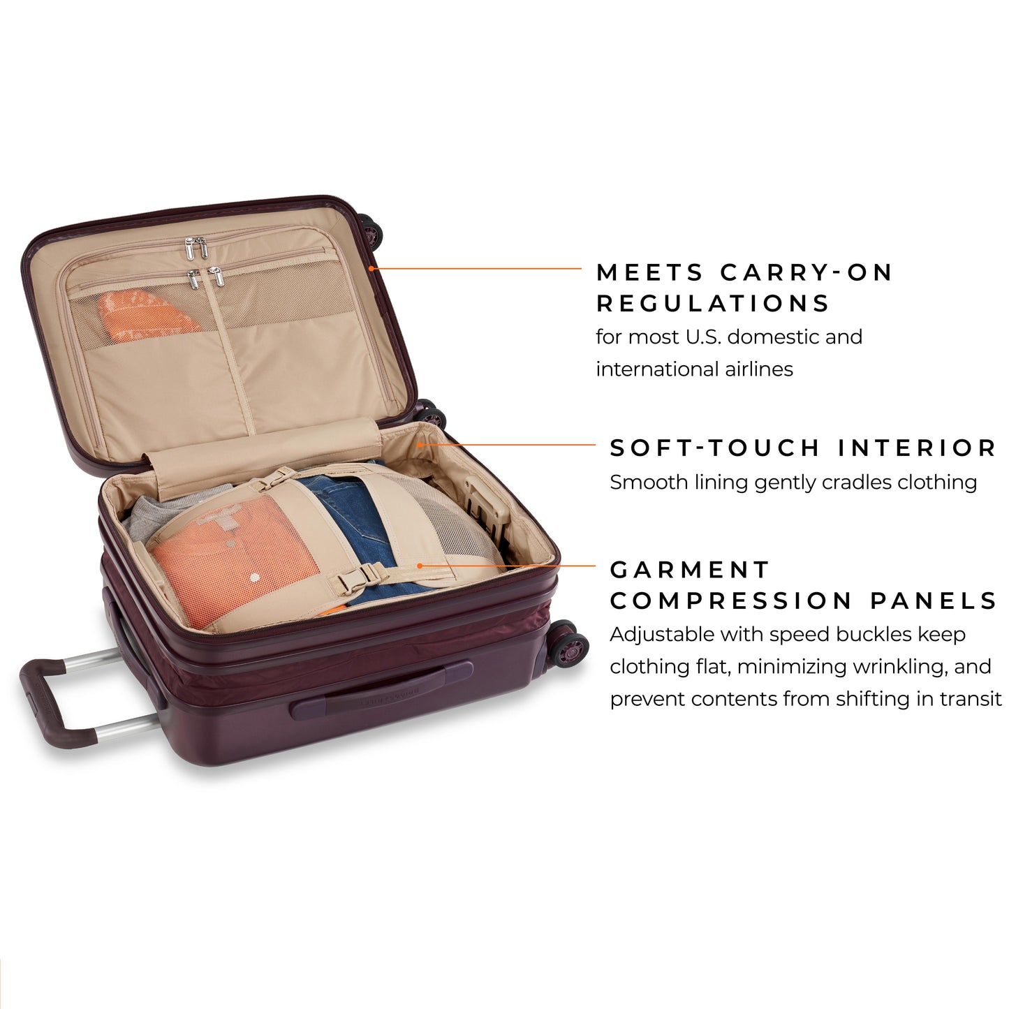 Briggs & Riley Sympatico Hardside International 21" Carry-On Expandable Spinner