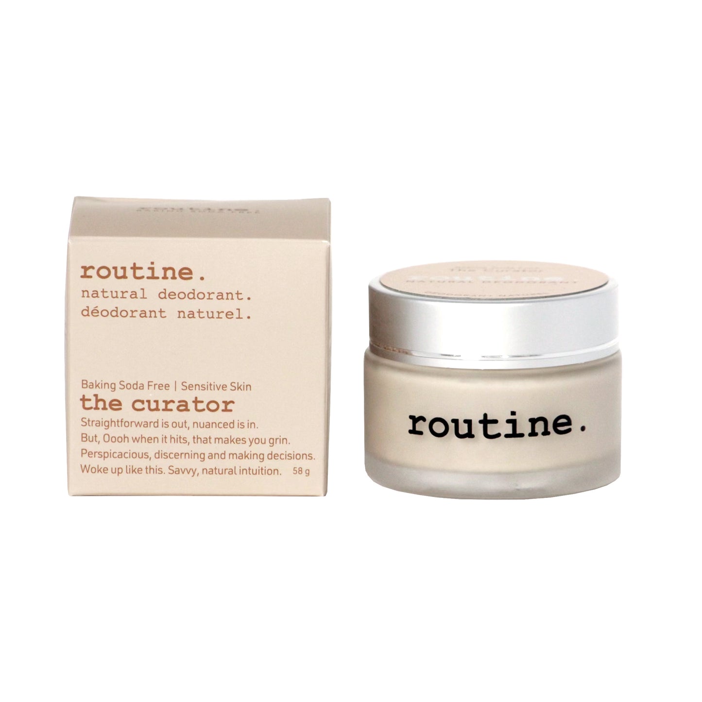 Routine Natural Deodorant 58g Glass Jar