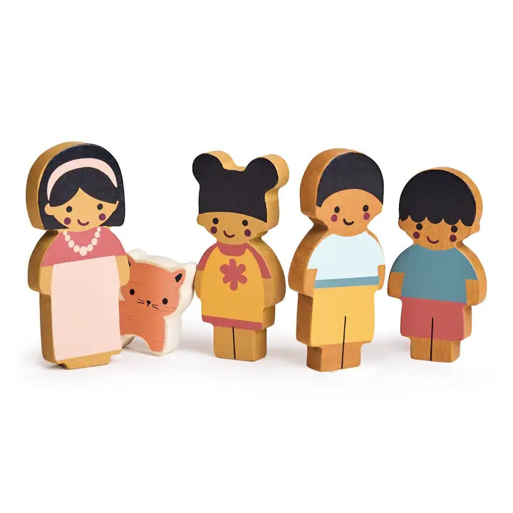 Mentari Toys - Doll Family with Cat
