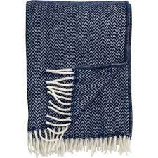 Klippan Chevron Throw (100% Eco Lamb's Wool - 130x200cm)