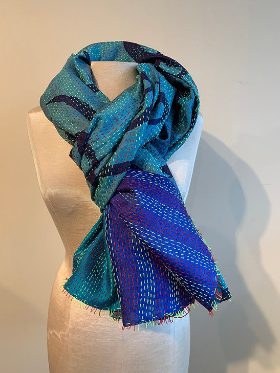 Marigold Collective KANTHA SHAWL