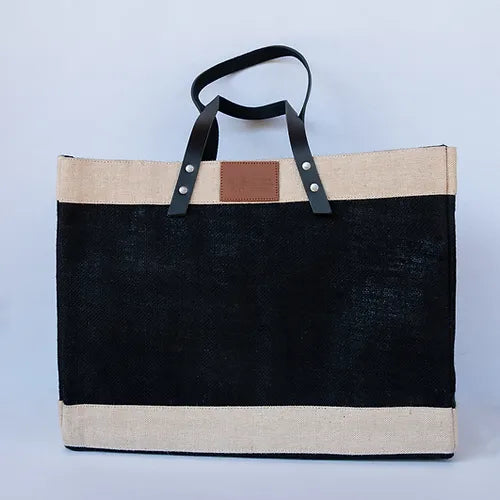 Marigold Collective Long-Handle Jute Market Tote