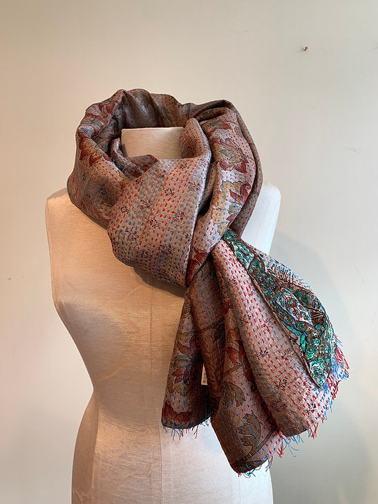 Marigold Collective KANTHA SHAWL