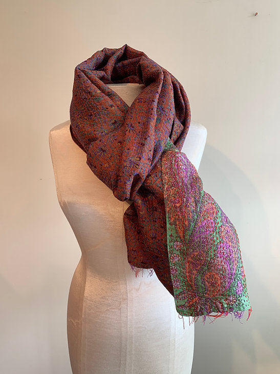 Marigold Collective KANTHA SHAWL