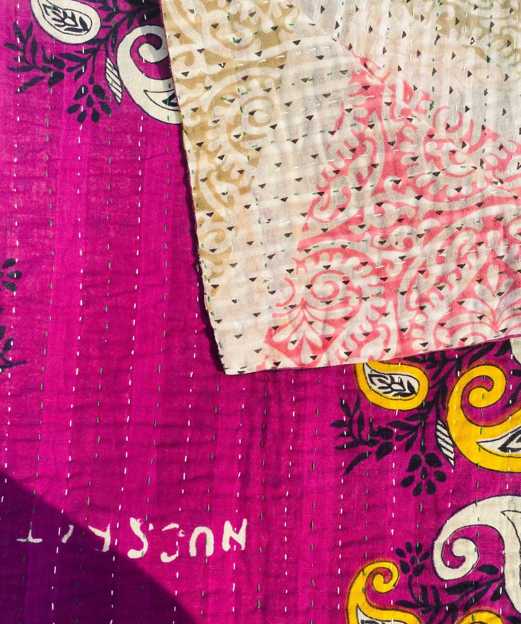 Marigold Collective Kantha Throws