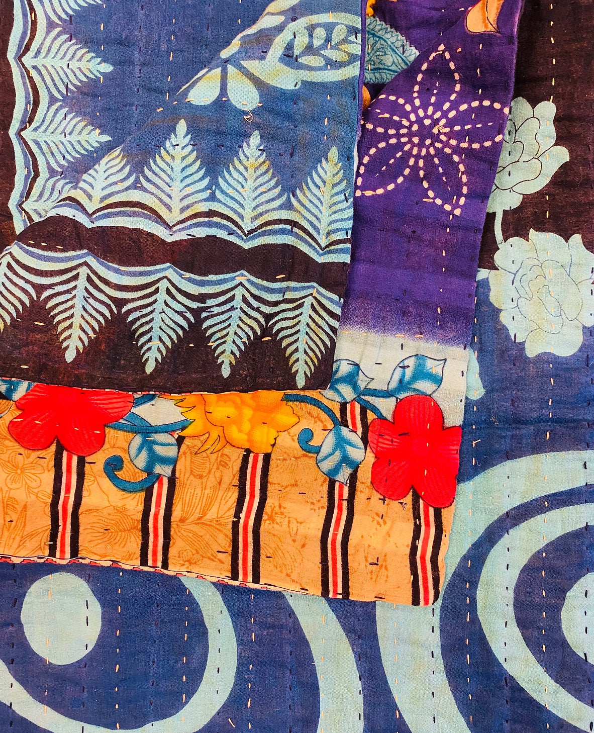 Marigold Collective Kantha Throws
