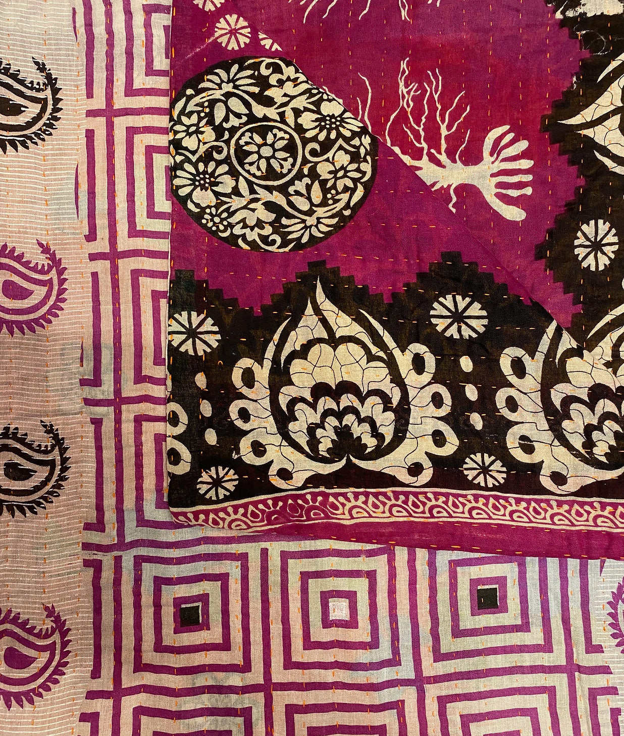 Marigold Collective Kantha Throws