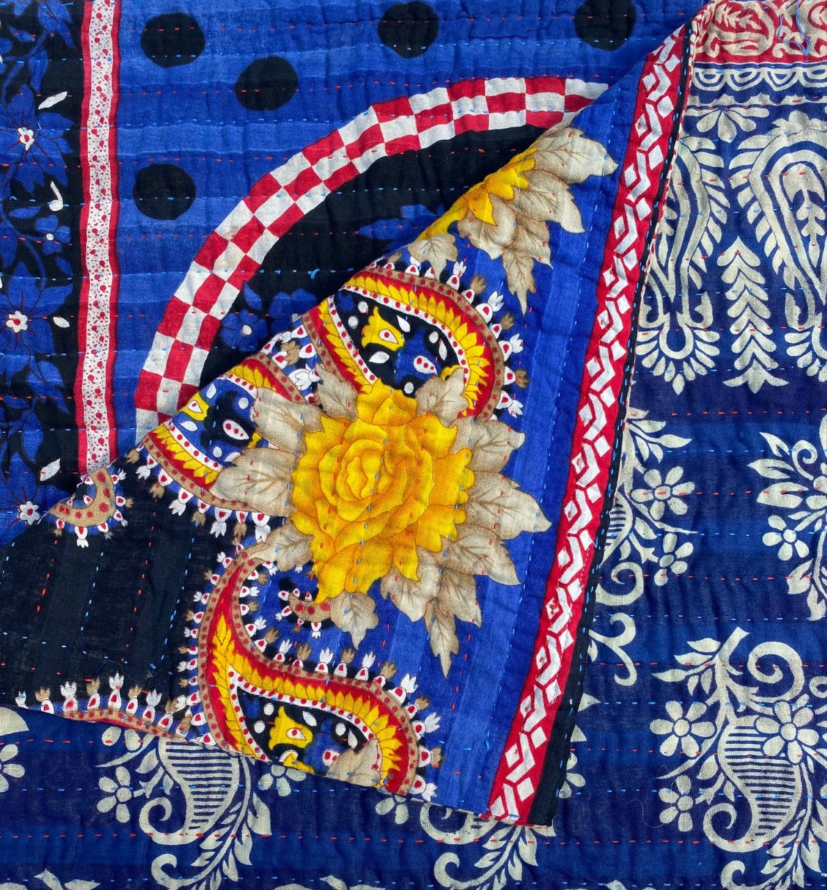 Marigold Collective Kantha Throws
