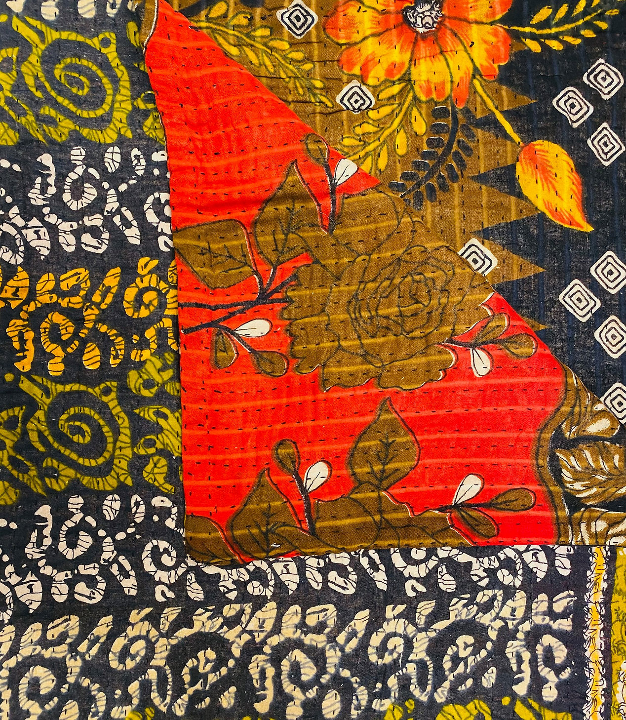 Marigold Collective Kantha Throws
