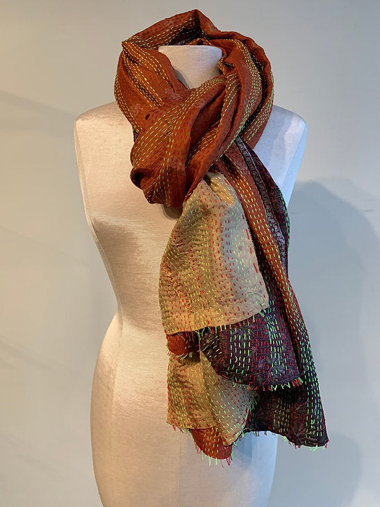 Marigold Collective KANTHA SHAWL