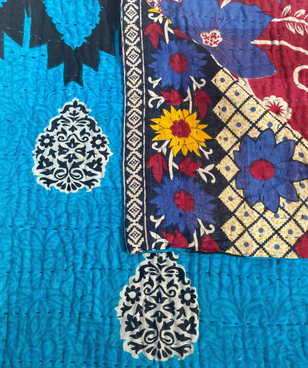 Marigold Collective Kantha Throws