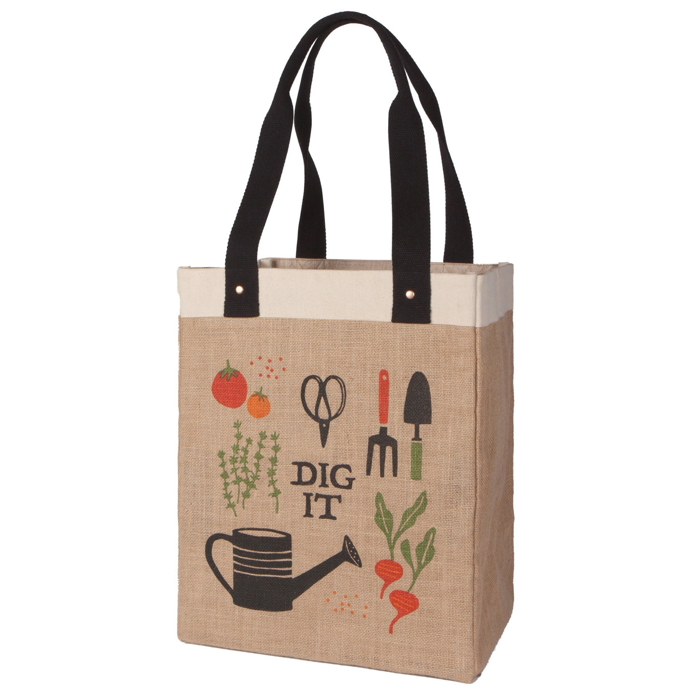 Jute on sale market tote