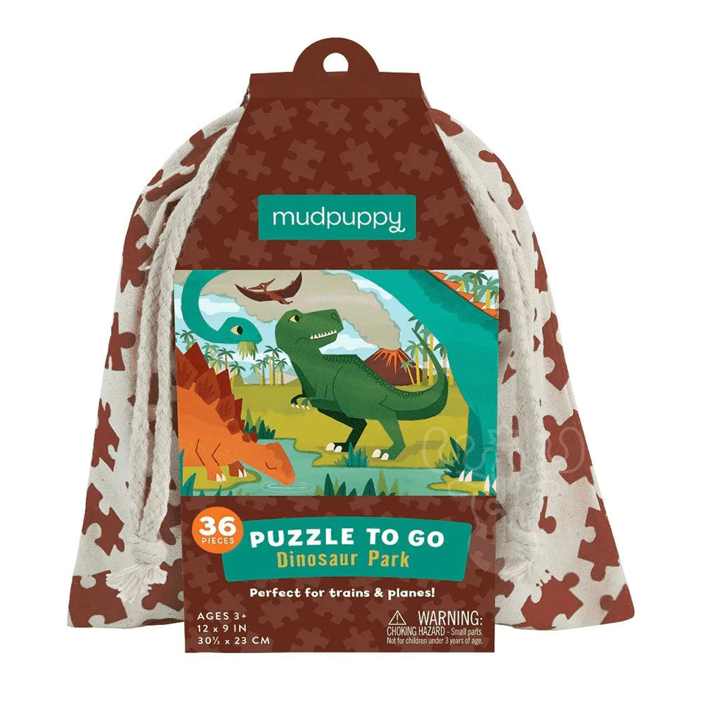 MudPuppy Puzzle To go Dinosaur Park