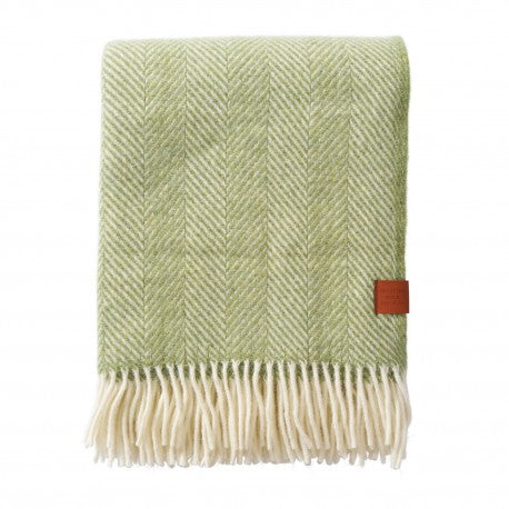 Klippan Herringbone Throw (25% recycl. wool & 75% lambswool, brushed 130cmx180cm)