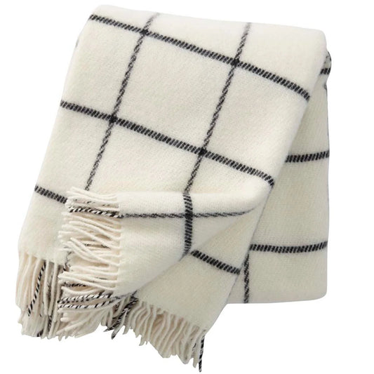 Klippan Vinga Beige 130x200cm Lambswool Throw