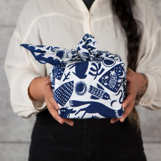 Danica Recycled Cotton Reusable Gift Wrap