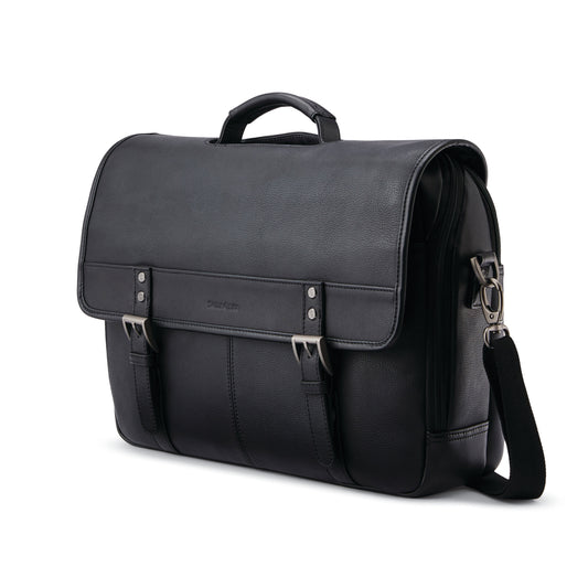 Samsonite Classic Leather Flapover Messenger