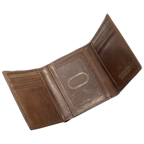 Mancini Men's RFID Secure Trifold Wallet