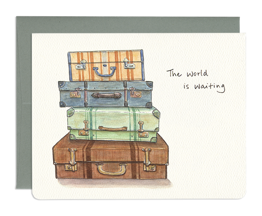 Gotamago Safe Travels Greeting Cards