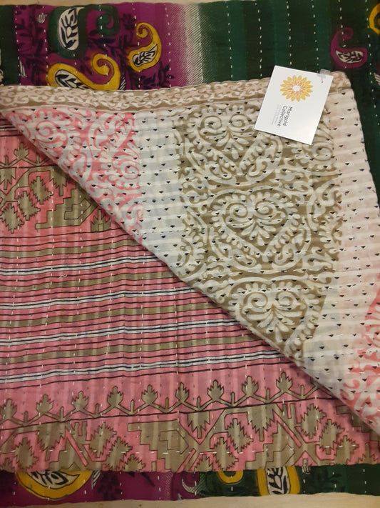 Marigold Collective Kantha Throws