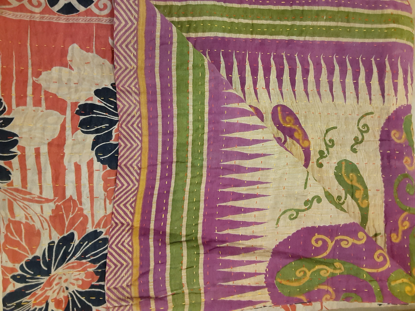 Marigold Collective Kantha Throws