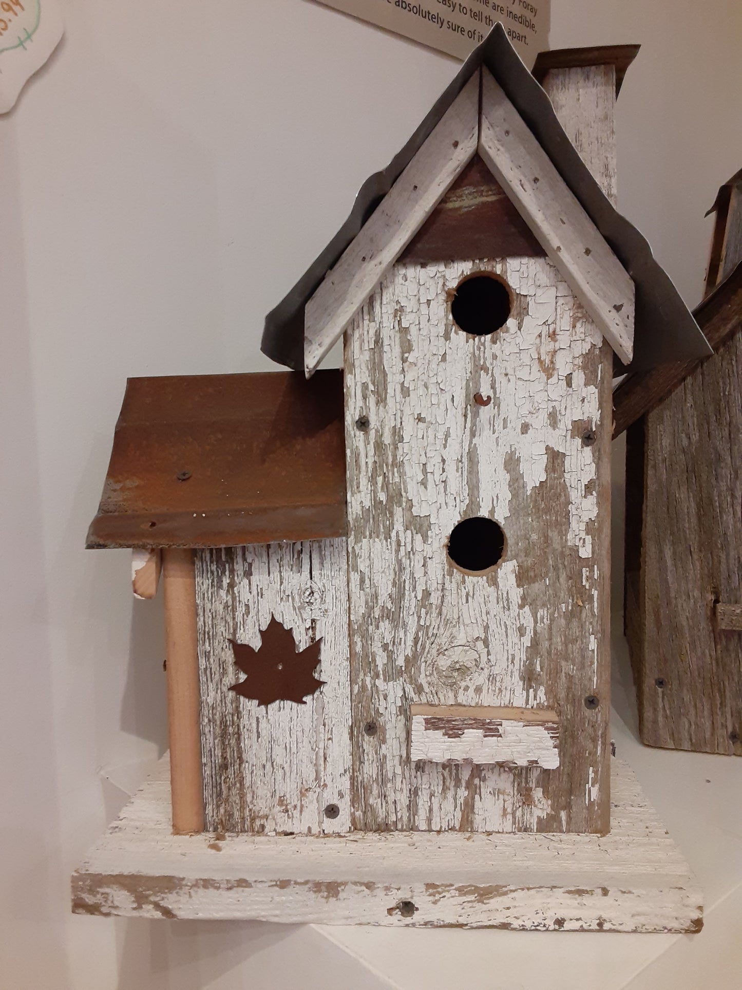 Reclaimed Wood Bird Houses and Bat Boxes