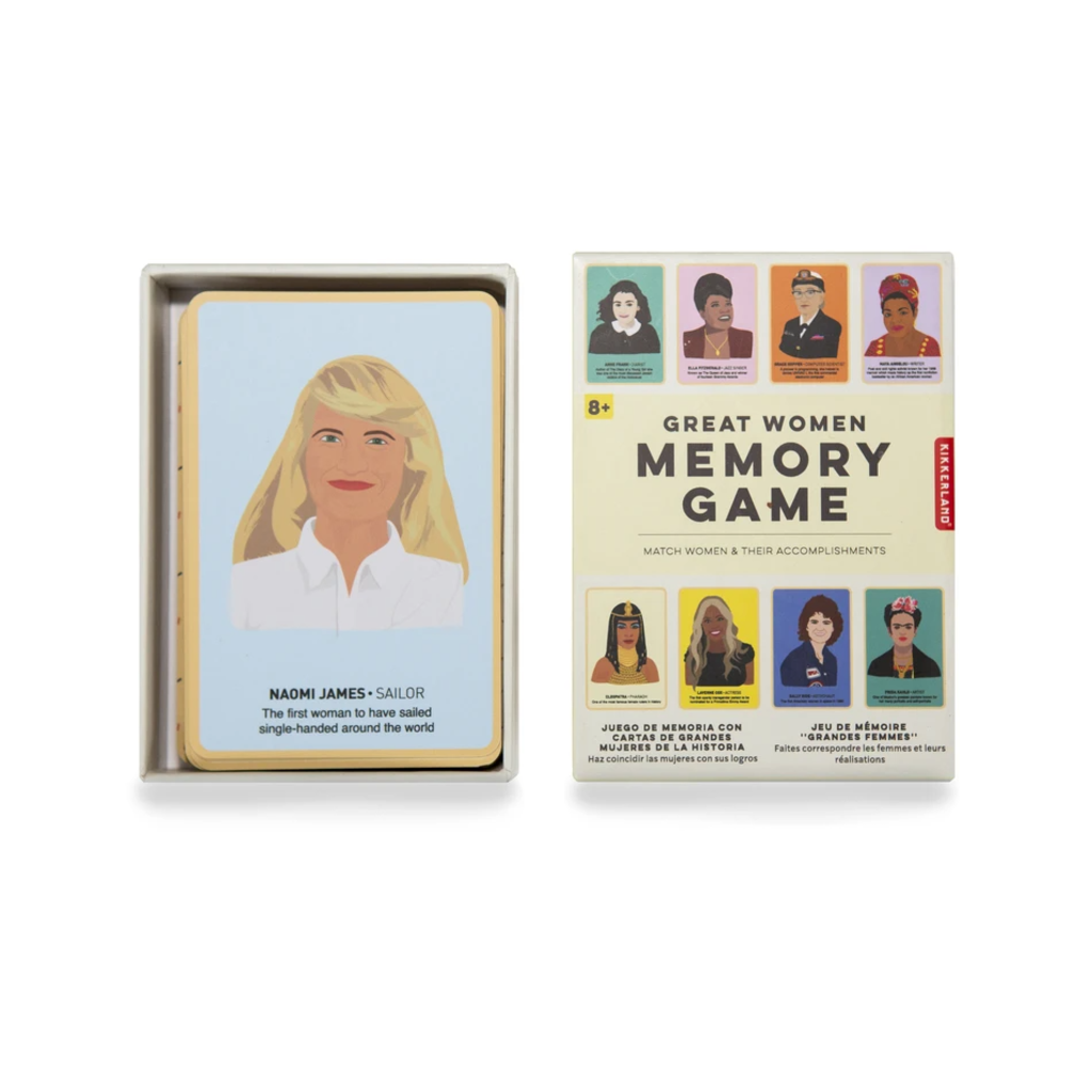 Kikkerland Great Women Memory Game
