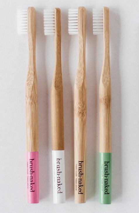 Brush Naked Bamboo Toothbrush - 4 PACK
