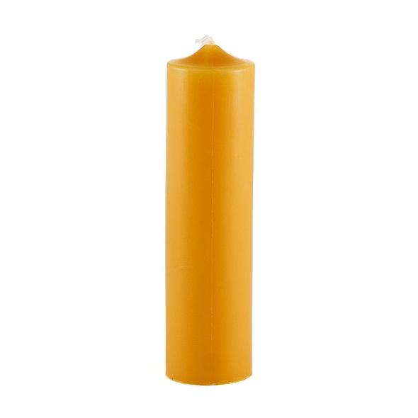Honey Candles 6" Natural Column Beeswax Candles
