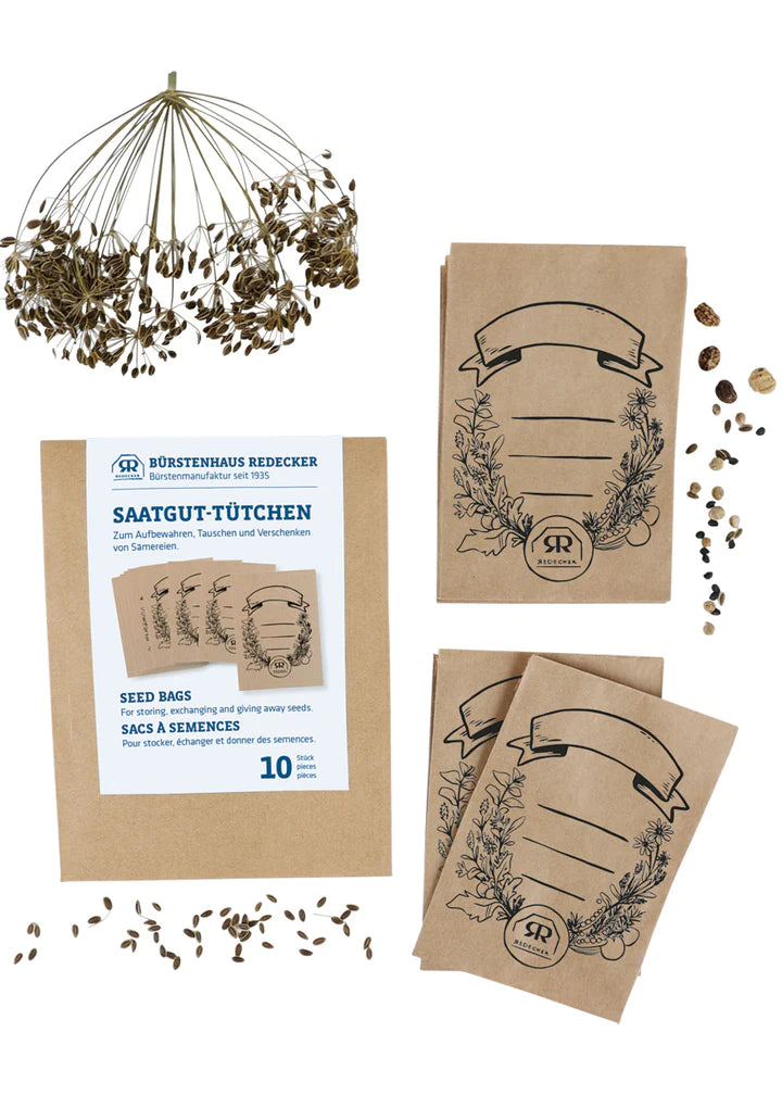 Redecker Paper Seed Bags (set of 10)