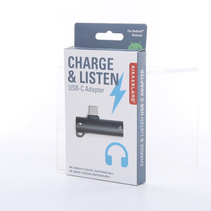Kikkerland Charge & Listen (Android USB-C)