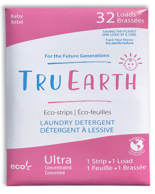 Tru Earth Laundry Soap Strips (Baby Formula)