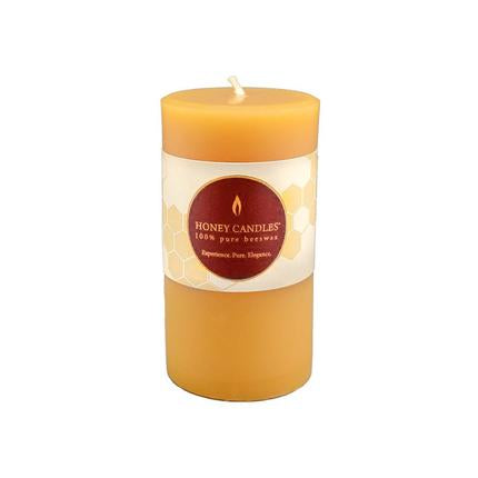 Honey Candles Beeswax 3.25" Small Pillar Candle
