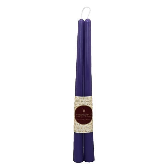 Honey Candles Beeswax 12" Taper Candles **Set of 2**