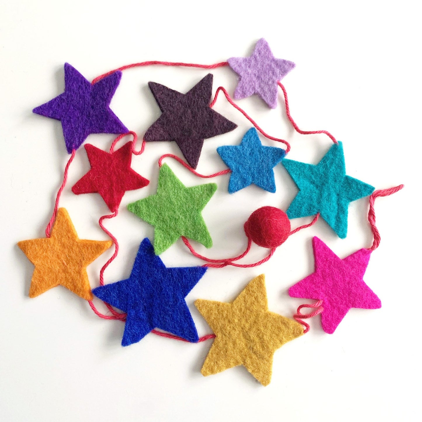Hamro Village Fair Trade Felted Garlands
